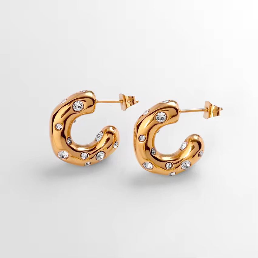 C shaped stone hoops